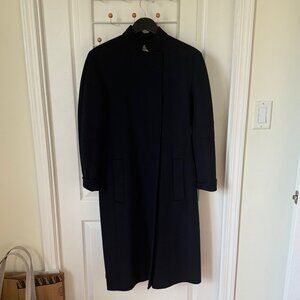 Sportmax Navy Coat (virgin wool and cashmere)